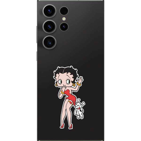 Betty Boop With Puppy Galaxy S24 Ultra Skin
