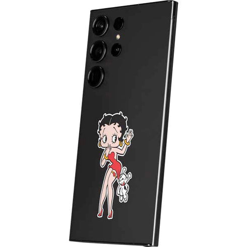 Betty Boop With Puppy Galaxy S25 Ultra Skin
