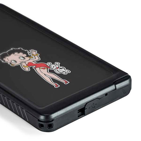 Betty Boop With Puppy Galaxy S24 Ultra Waterproof Case