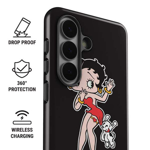 Betty Boop With Puppy Galaxy S26 Plus Impact Case