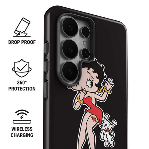Betty Boop With Puppy Galaxy S26 Ultra Impact Case