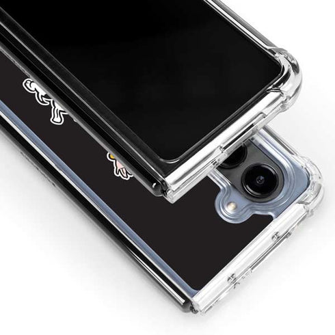 Betty Boop With Puppy Galaxy Z Fold5 5G Clear Case