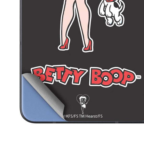 Betty Boop With Puppy Galaxy Z Fold5 5G Skin