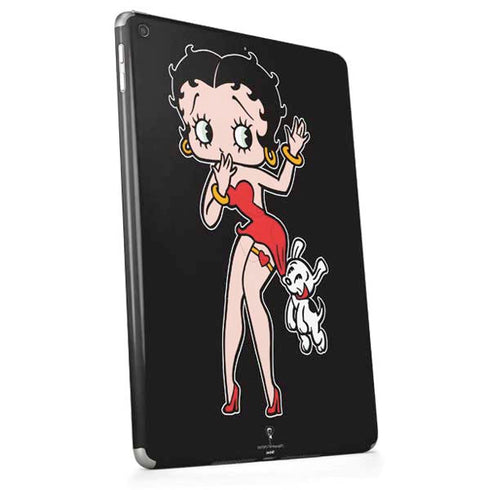 Betty Boop With Puppy Apple iPad Skin