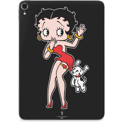 Betty Boop With Puppy Apple iPad Pro Skin