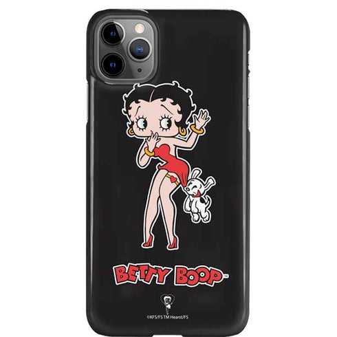 Betty Boop With Puppy iPhone Cases
