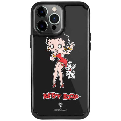 Betty Boop With Puppy iPhone Cases