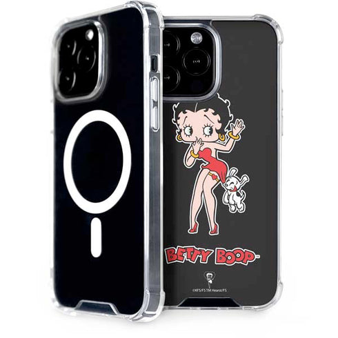 Betty Boop With Puppy iPhone Cases