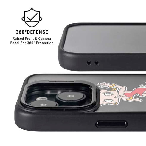 Betty Boop With Puppy iPhone 14 Plus Kickstand Case
