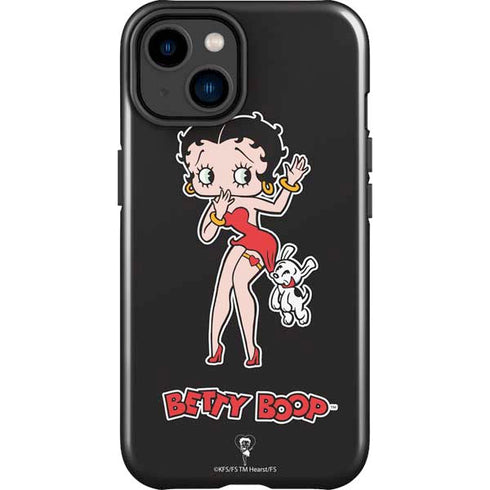 Betty Boop With Puppy iPhone 15 Impact Case