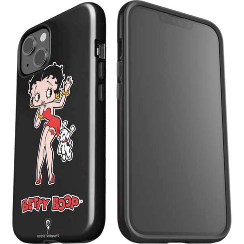 Betty Boop With Puppy iPhone 15 Impact Case