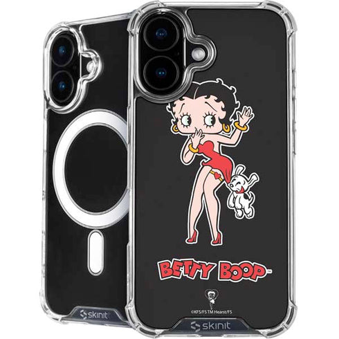 Betty Boop With Puppy iPhone 16 MagSafe Case