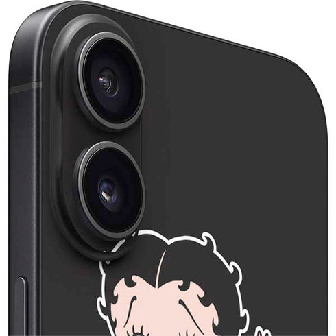Betty Boop With Puppy iPhone 16 Plus Skin