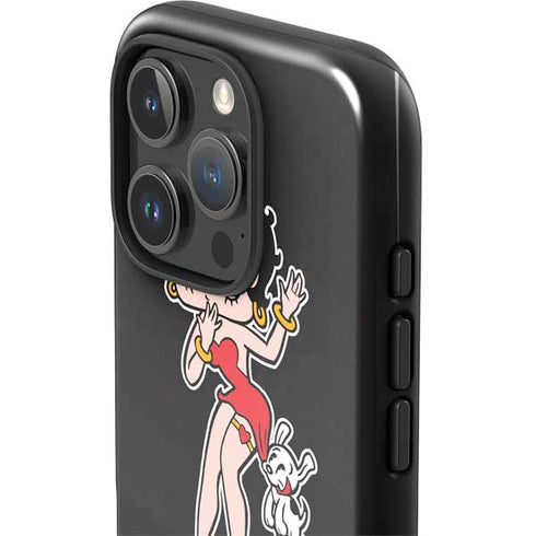 Betty Boop With Puppy iPhone 16 Pro Impact Case