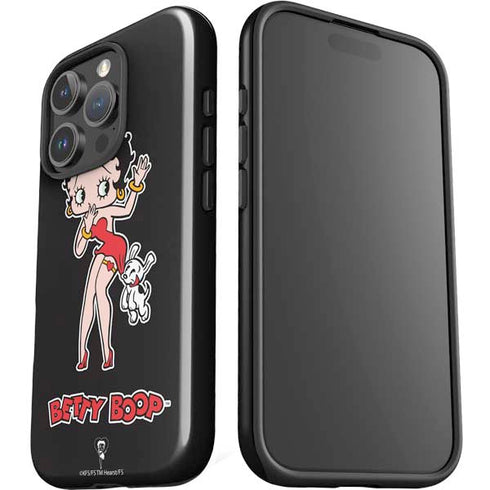 Betty Boop With Puppy iPhone 16 Pro Impact Case