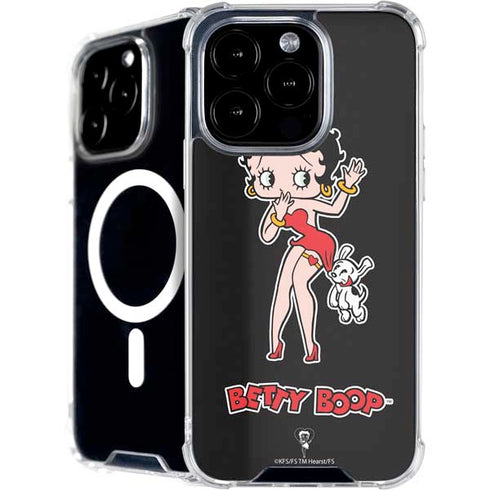 Betty Boop With Puppy iPhone 16 Pro Max MagSafe Case