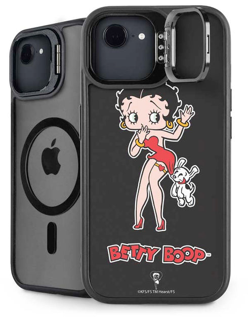 Betty Boop With Puppy iPhone 16e Kickstand Case