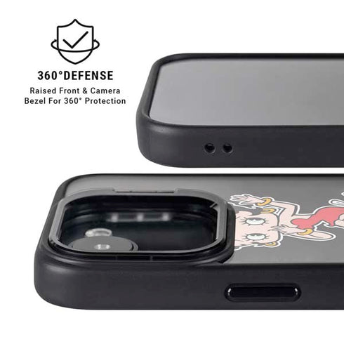 Betty Boop With Puppy iPhone 16e Kickstand Case