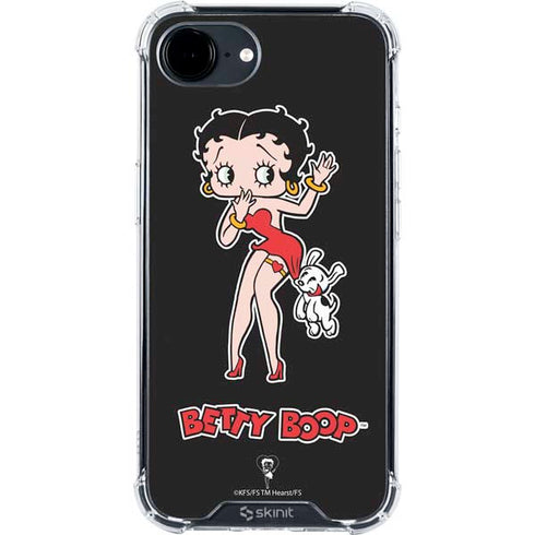 Betty Boop With Puppy iPhone 16e Clear Case