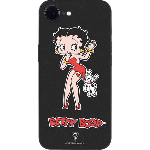 Betty Boop With Puppy iPhone 16e Skin