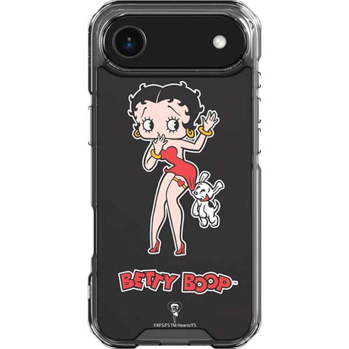 Betty Boop With Puppy iPhone 17 Air Clear Case