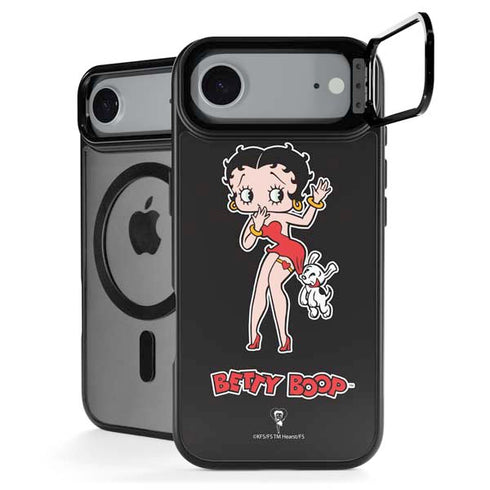 Betty Boop With Puppy iPhone 17 Air Kickstand Case