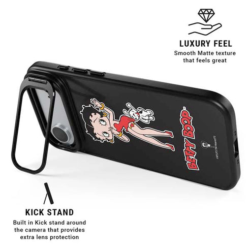 Betty Boop With Puppy iPhone 17 Air Kickstand Case