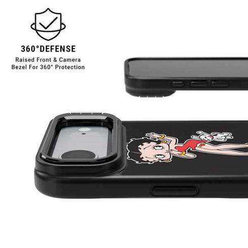 Betty Boop With Puppy iPhone 17 Air Kickstand Case
