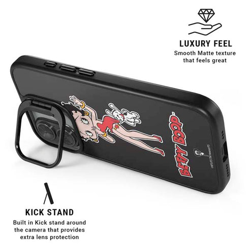 Betty Boop With Puppy iPhone 17 Kickstand Case