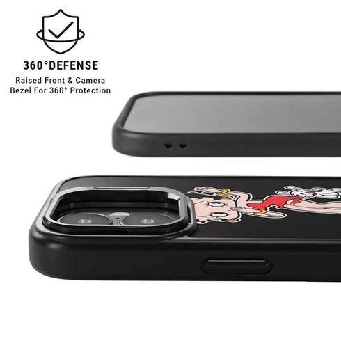 Betty Boop With Puppy iPhone 17 Kickstand Case