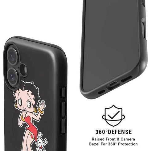 Betty Boop With Puppy iPhone 17 Magsafe Impact Case
