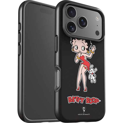 Betty Boop With Puppy iPhone 17 Pro Impact Case