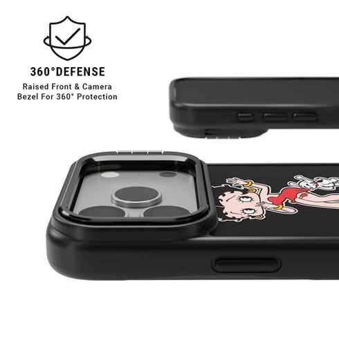 Betty Boop With Puppy iPhone 17 Pro Kickstand Case