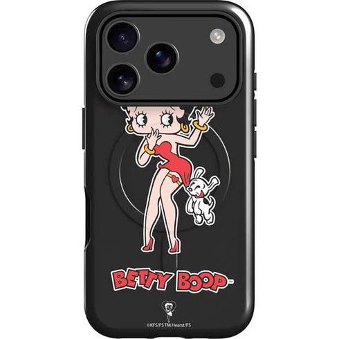 Betty Boop With Puppy iPhone 17 Pro Magsafe Impact Case