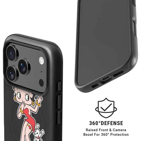 Betty Boop With Puppy iPhone 17 Pro Magsafe Impact Case