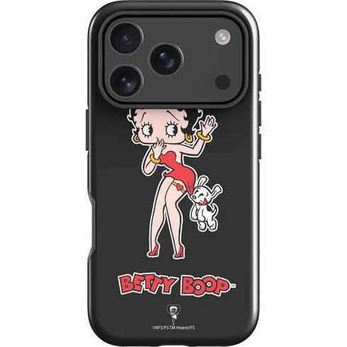 Betty Boop With Puppy iPhone 17 Pro Max Impact Case