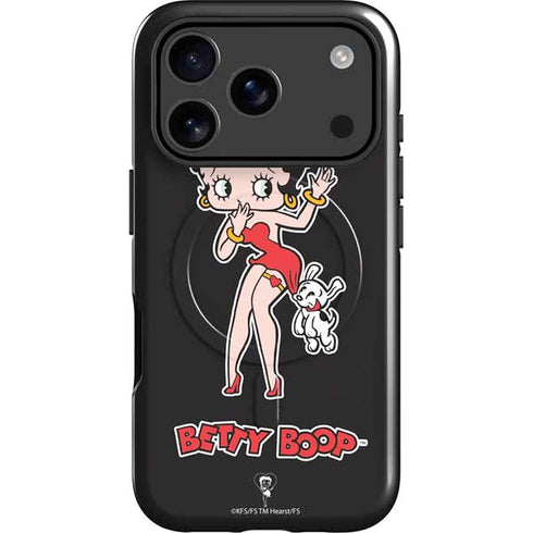 Betty Boop With Puppy iPhone 17 Pro Max Magsafe Impact Case