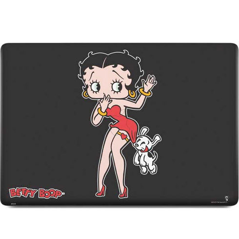 Betty Boop With Puppy MacBook Skins
