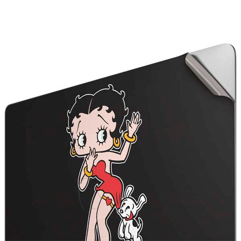 Betty Boop With Puppy Apple MacBook Pro 16-inch Skin