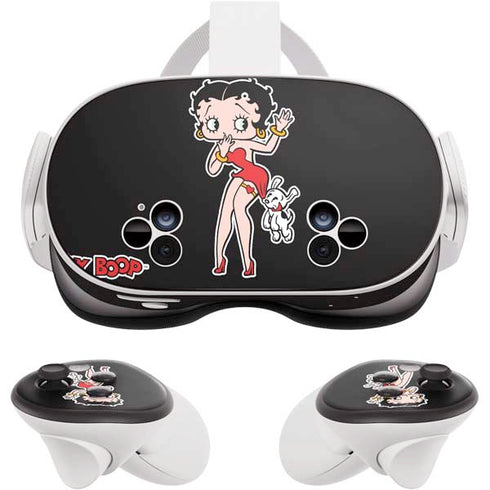 Betty Boop With Puppy Meta Quest 3S Skin