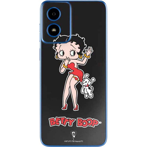 Betty Boop With Puppy Moto G Play 4G (2024) Skin