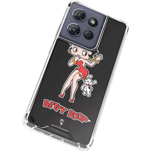 Betty Boop With Puppy Moto G Play 5G (2025) Clear Case