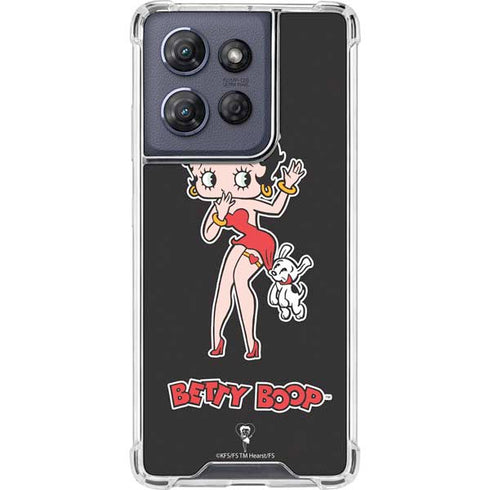 Betty Boop With Puppy Moto G Power 5G (2025) Clear Case