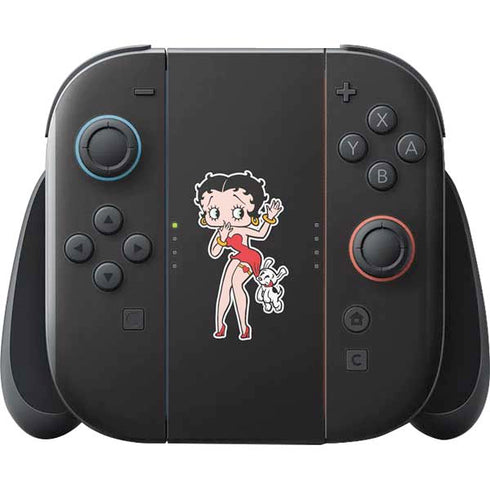 Betty Boop With Puppy Nintendo Switch 2 (2025) with Joy-Con Skin