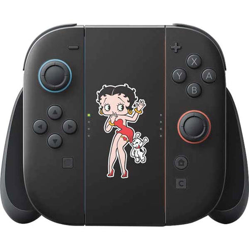 Betty Boop With Puppy Nintendo Skins