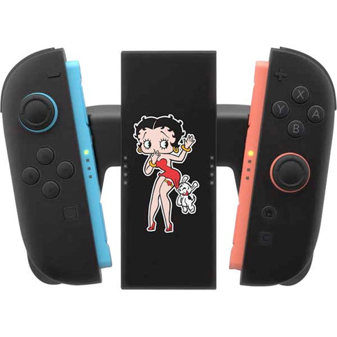 Betty Boop With Puppy Nintendo Switch 2 (2025) Joy-Con Controller Skin