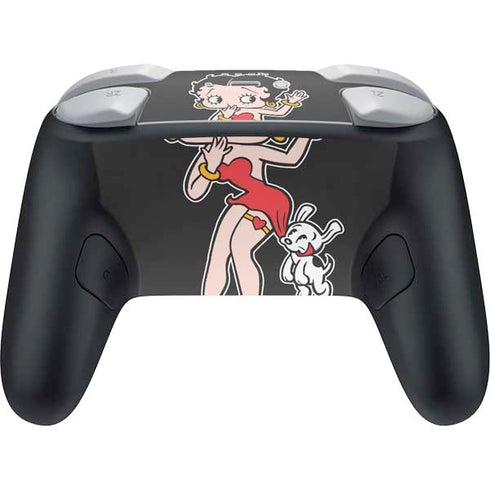 Betty Boop With Puppy Nintendo Switch 2 (2025) Pro Controller Skin