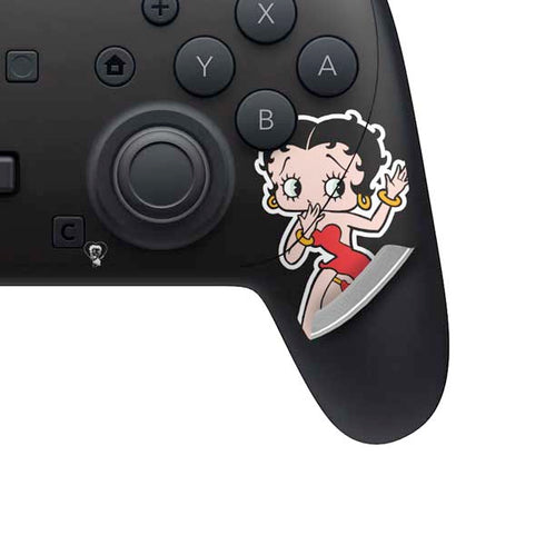 Betty Boop With Puppy Nintendo Switch 2 (2025) Pro Controller Skin
