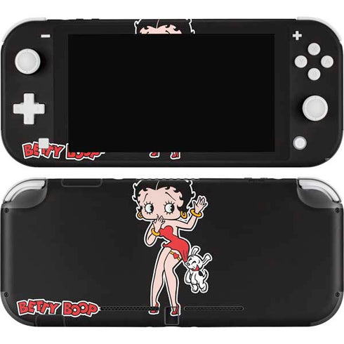 Betty Boop With Puppy Nintendo Skins