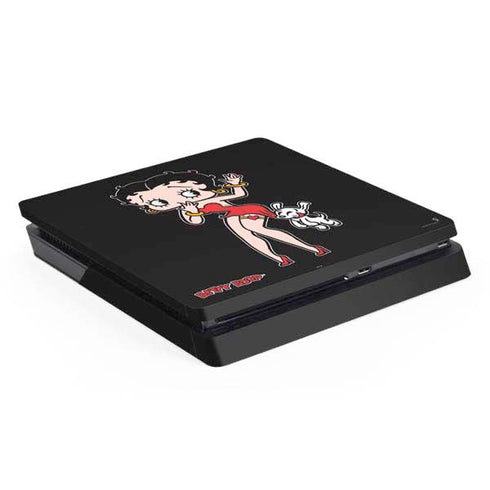 Betty Boop With Puppy PlayStation PS4 Skins